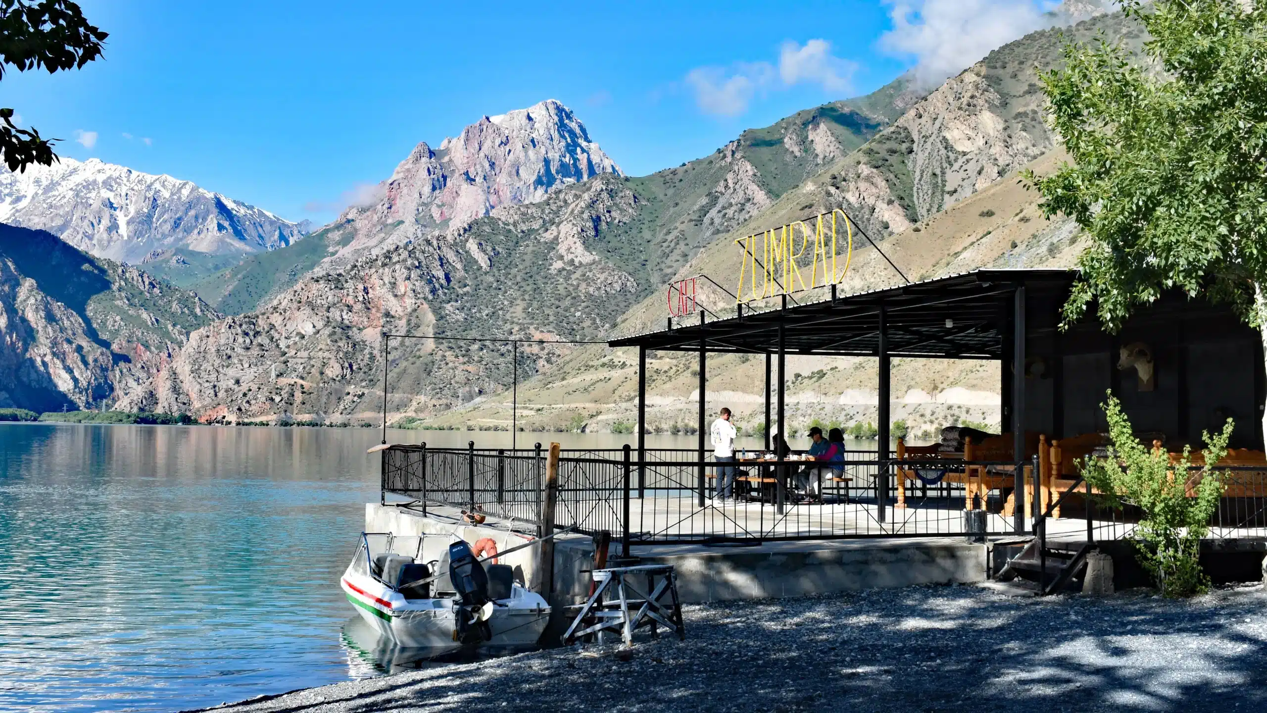 Lunch at Iskanderkul Lake, Tajikistan