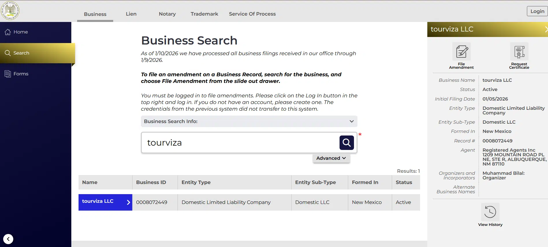 United States Company Registration
